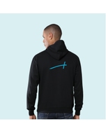 Greys&Blues Rocky Hoodie with Zip- Black SH